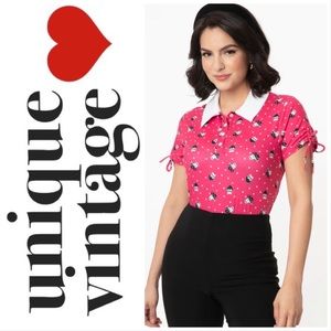 Unique Vintage Cats Hope Top